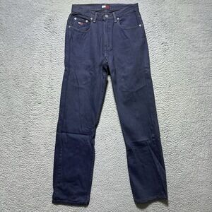 VINTAGE Tommy Hilfiger Jeans Womens 25 Straight Medium Wash Denim 90's Y2K 26x27